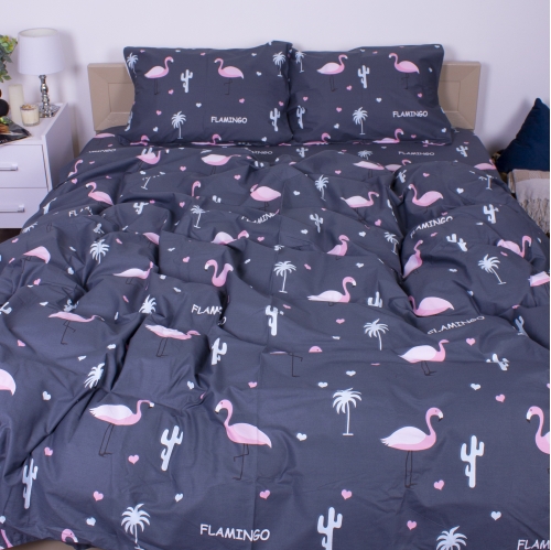 Комплект постельного белья Сатин 22-1289 Flamingo