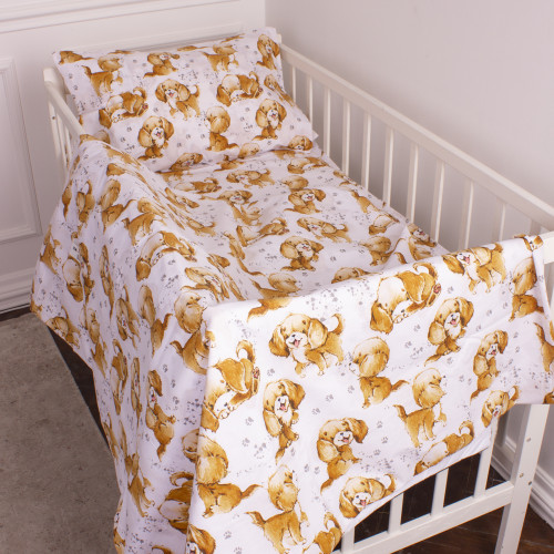 Комплект постільної білизни Бязь 20-0020 Red dogs - 2