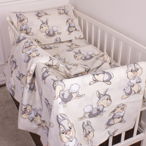 Комплект постельного белья Бязь Kids Time 20-0022 Rabbit Gray