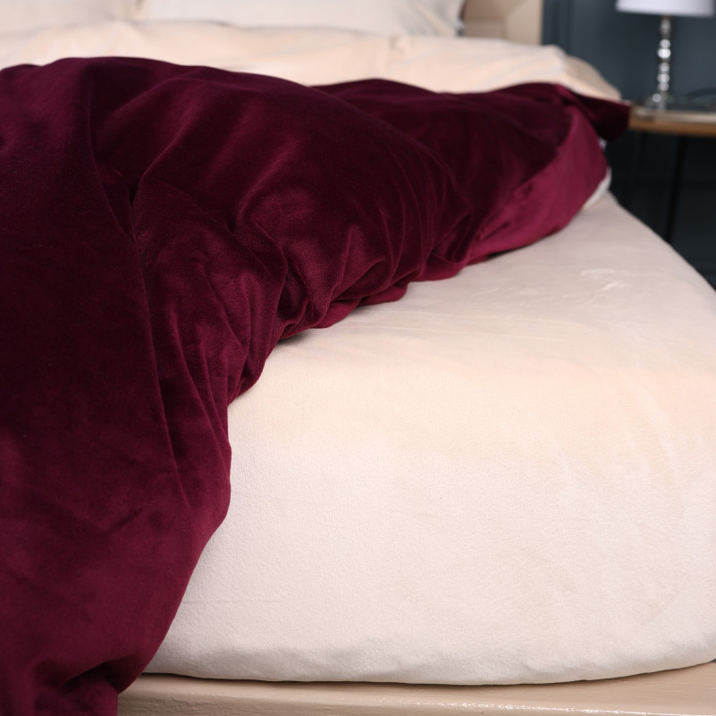 Комплект постельного белья Велюр Winter Frost 28-0004 + 28-0002 Adenium Velvet - 5