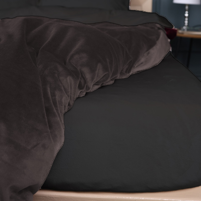 Комплект постельного белья Велюр Winter Frost 28-0005 + 28-0003 Anemone Velvet - 4