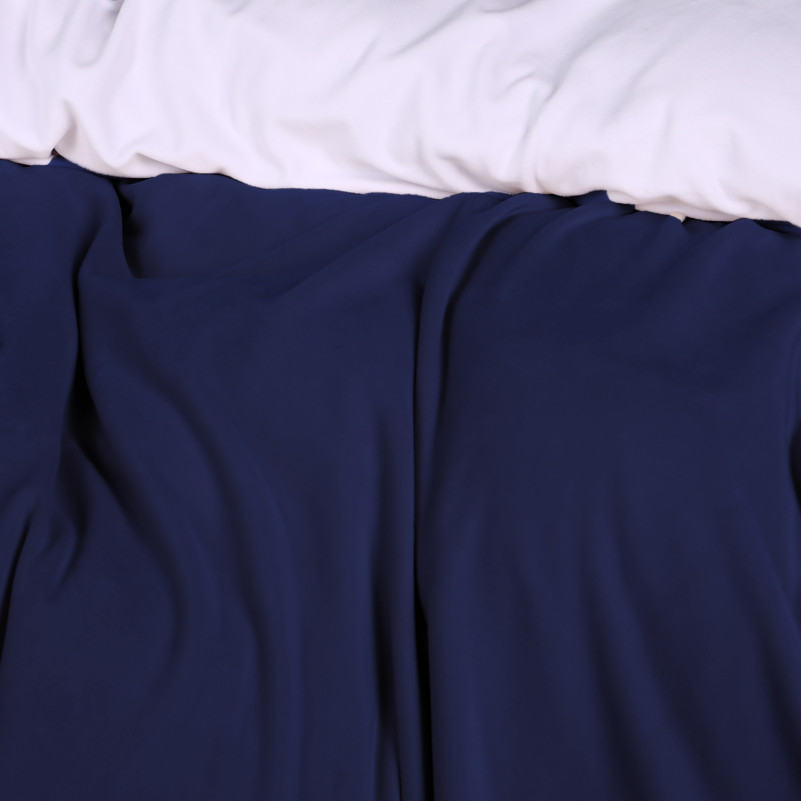 Комплект постельного белья Велюр Winter Frost 28-0001 + 28-0006 Bellflower Velvet - 1