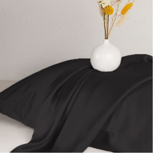 Наволочка Satin Light Pro 10-006 Black - 2