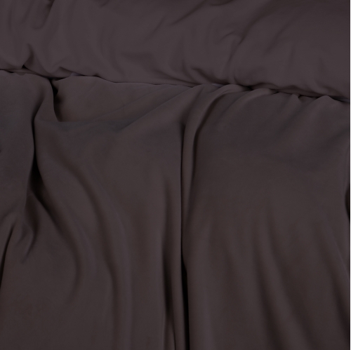 Простынь на резинке Велюр Winter Frost 28-0003 Brown Velvet - высота 25 см (детские 10 см)