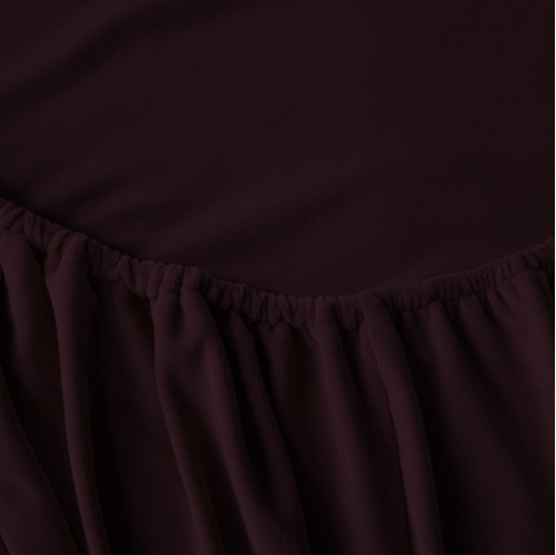 Простынь на резинке Велюр Winter Frost 28-0002 Excalibur Velvet - высота 25 см (детские 10 см)