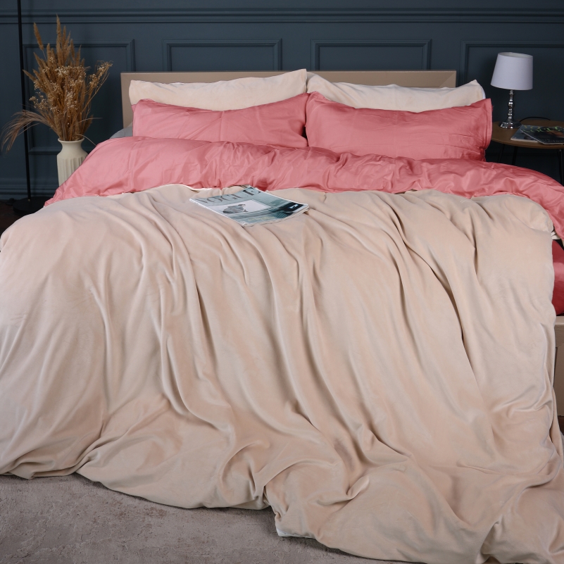 Комплект постільної білизни Велюр Winter Delicate 28-0088 Fordaliso