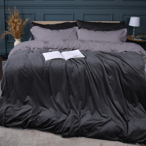 Комплект постільної білизни Велюр Winter Delicate 28-0098 Fusto