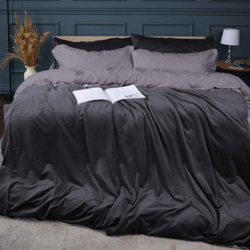 Комплект постільної білизни Велюр Winter Delicate 28-0098 Fusto