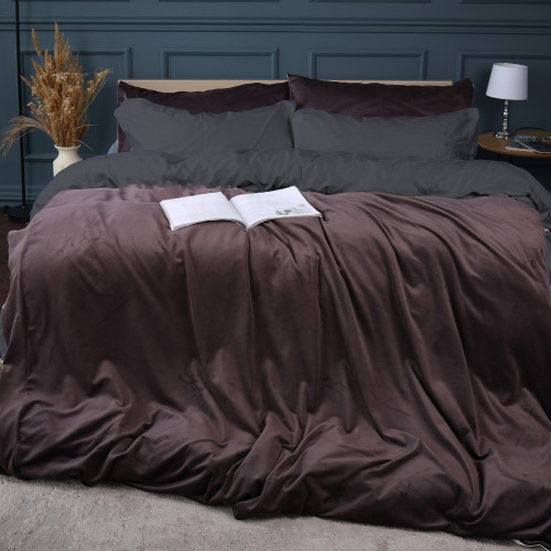 Комплект постільної білизни Велюр Winter Delicate 28-0073 Gladiolo