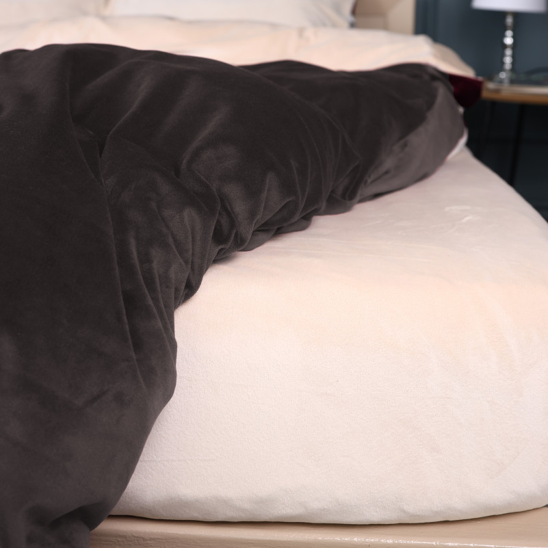 Комплект постельного белья Велюр Winter Frost 28-0004 + 28-0003 Kohleria Velvet - 4