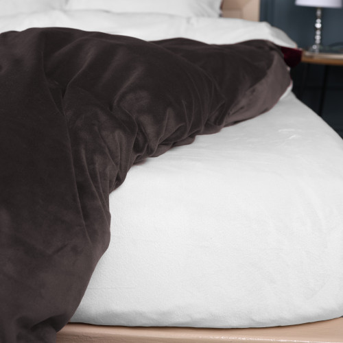 Комплект постільної білизни Велюр Winter Frost 28-0001 + 28-0003 Lilium Velvet - 5