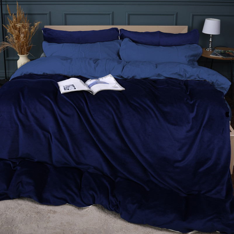 Комплект постільної білизни Велюр Winter Delicate 28-0079 Nasturzio