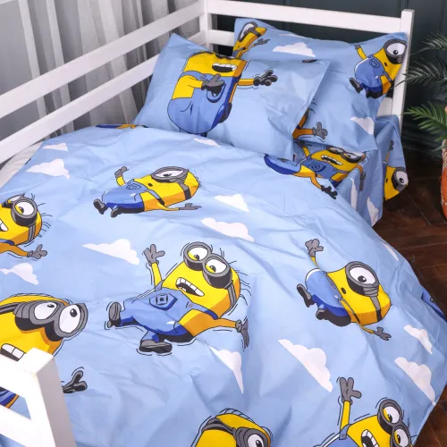 Комплект постельного белья Бязь JUNIOR 17-0900 Minions Happy