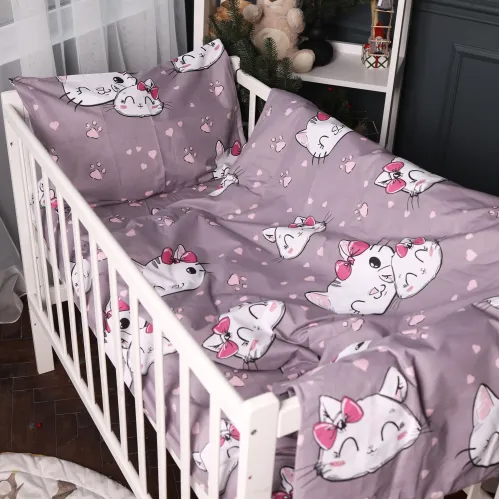 Комплект постельного белья Ranforce Elite LITTLE KIDS 17-0691 Cat with a paw