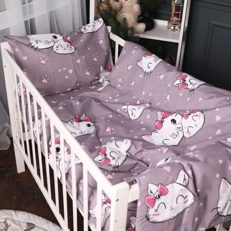 Комплект постельного белья Ranforce Elite LITTLE KIDS 17-0691 Cat with a paw