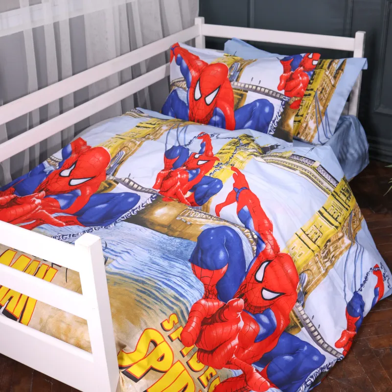 Комплект постельного белья Бязь JUNIOR 17-0890 Spider-Man City Light