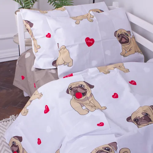 Комплект постельного белья Ranforce Elite LITTLE KIDS 17-0566 Pug-dog - 5