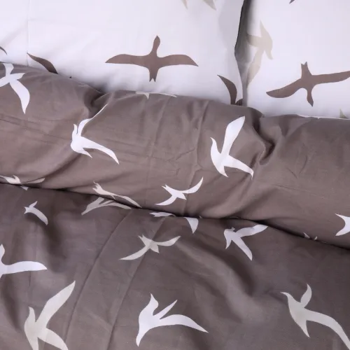 Комплект постельного белья Ranforce Elite LITTLE KIDS 17-0826 Flying birds brown - 2
