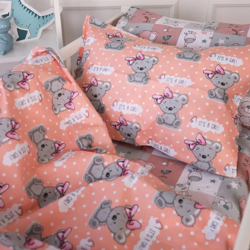 Комплект постельного белья Бязь JUNIOR 20-0028 Little girl Teddy - 2