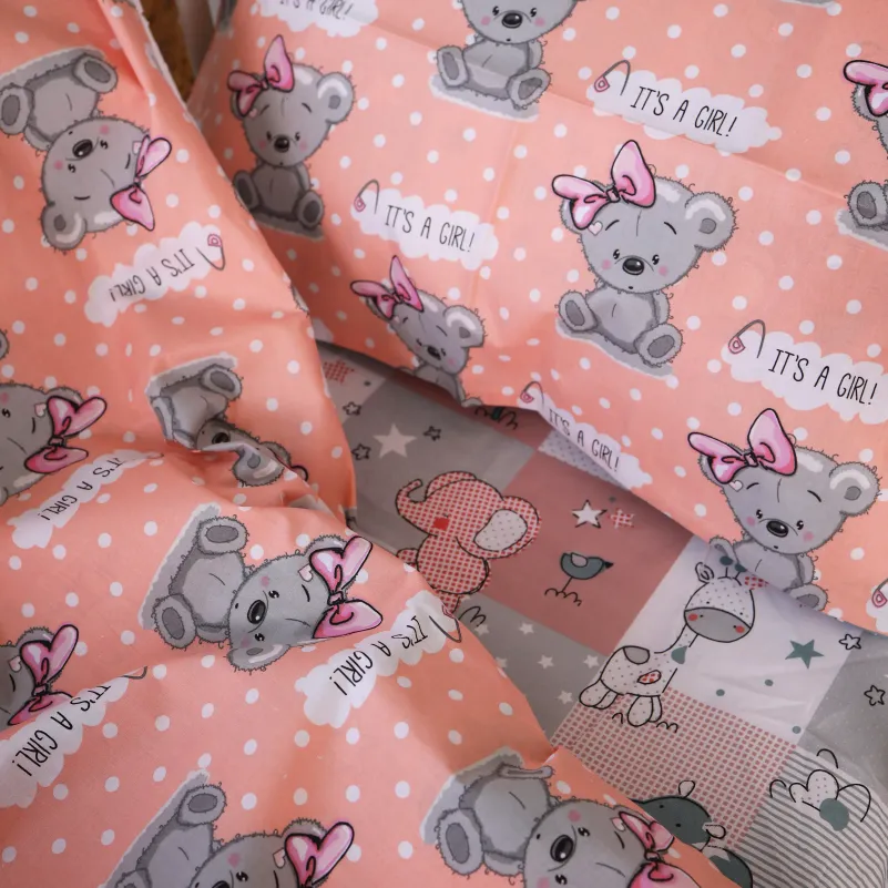 Комплект постельного белья Бязь JUNIOR 20-0028 Little girl Teddy - 3