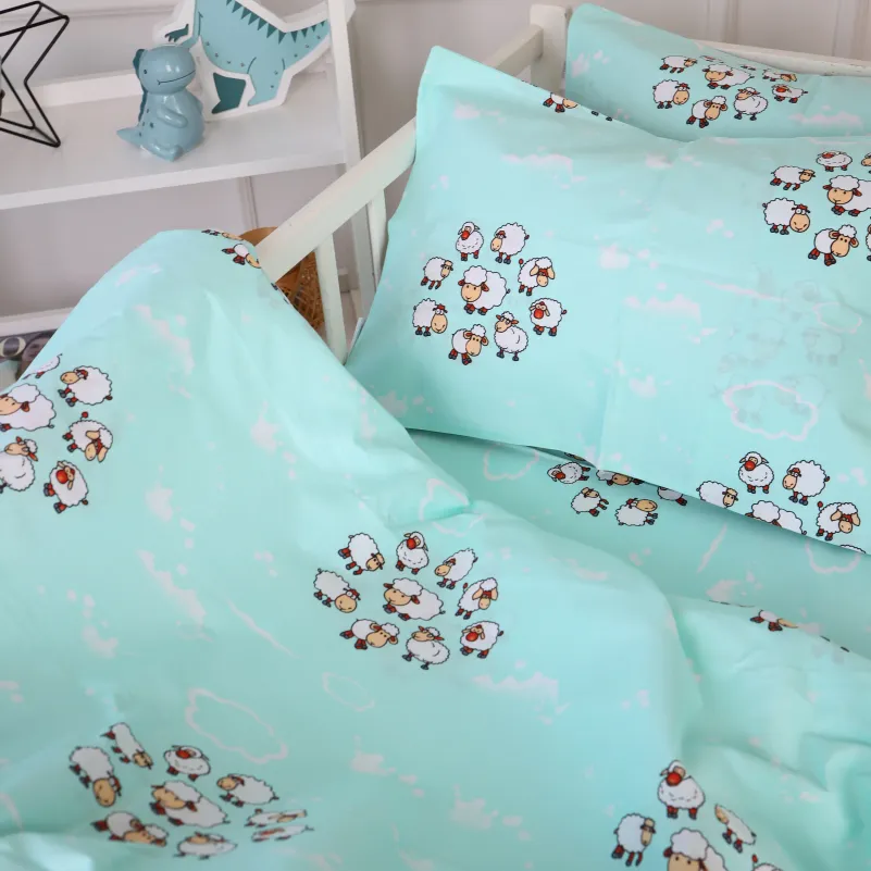 Комплект постельного белья Ranforce Elite JUNIOR 20-0030 Lambs - 2