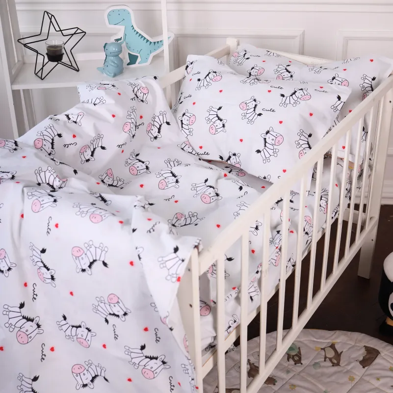 Комплект постельного белья Бязь TEENAGER 20-0040 Cute white zebra