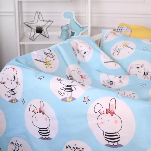 Комплект постельного белья Ranforce Elite TEENAGER 20-0044 Cats and bunnies - 3