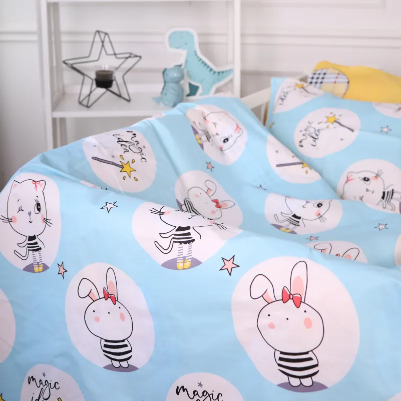 Комплект постельного белья Ranforce Elite TEENAGER 20-0044 Cats and bunnies - 2