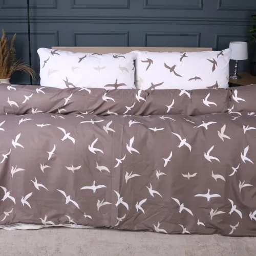 Комплект постельного белья Ranforce Elite LITTLE KIDS 17-0826 Flying birds brown