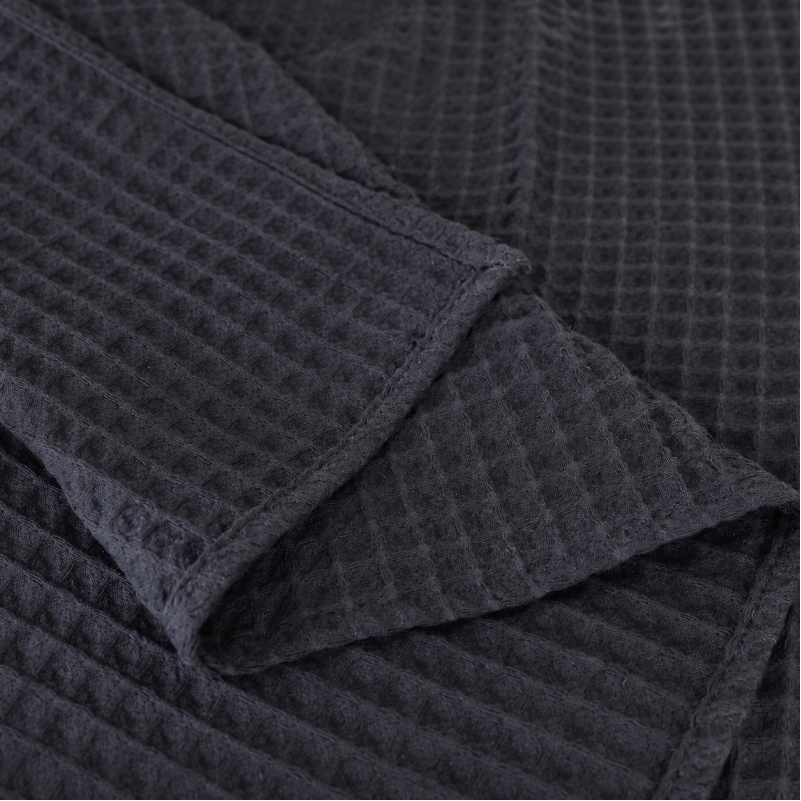Детский плед №012 Pure Waffle Black Фото - 6