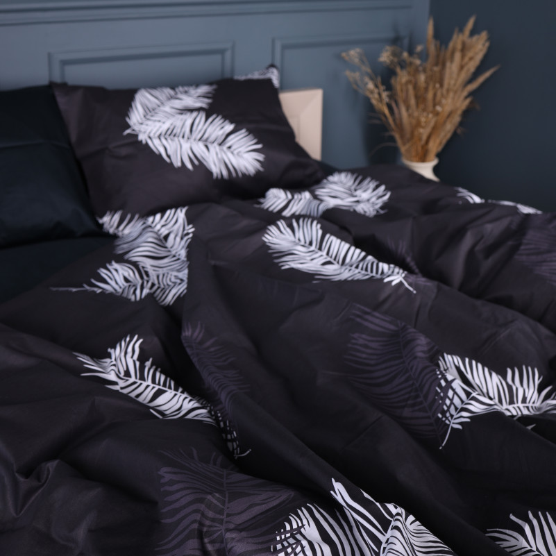 Комплект постельного белья Сатин TEENAGER 22-1457 Feather Luxe black - 1