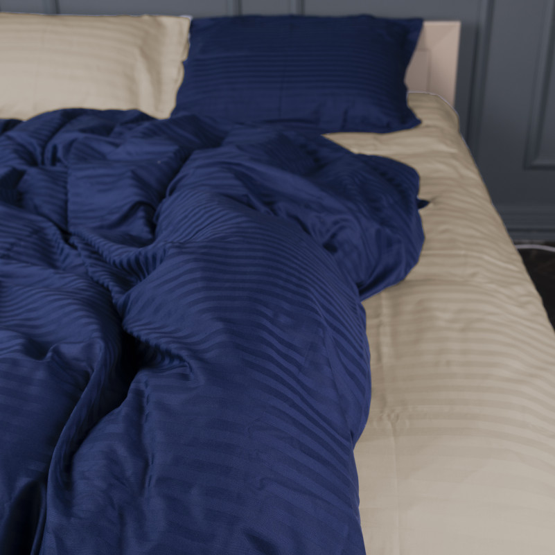 Комплект постельного белья Сатин JUNIOR Satin Stripe 30-0020 + 30-0004 Danelli - 1