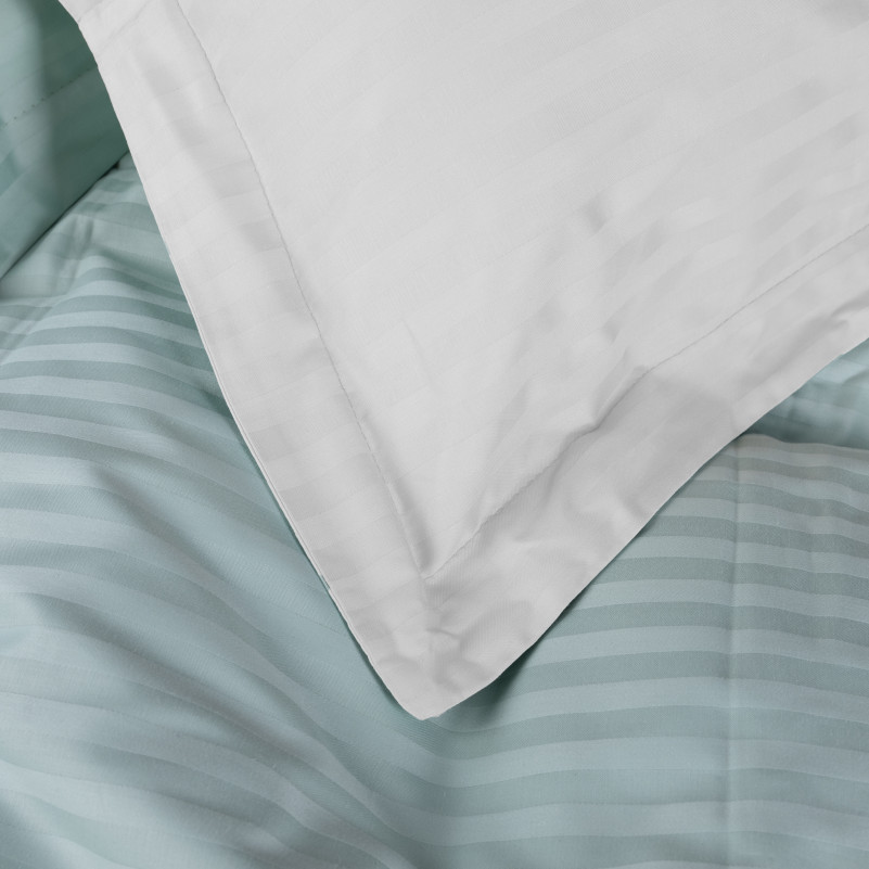 Комплект постельного белья Сатин JUNIOR Satin Stripe 30-0013 + 30-0001 Gilberta - 2