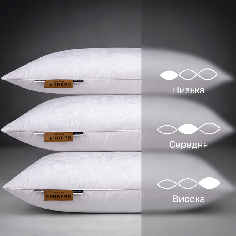 Подушка шерстяная №15-56-3 Ferrero Premium вовна White - 4