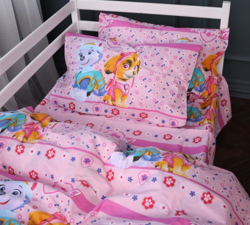 Комплект постельного белья Бязь 17-0860 Paw Patrol Girl Edition