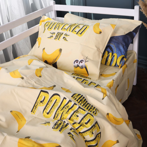 Простирадло Бязь 17-0808 Minions and bananas