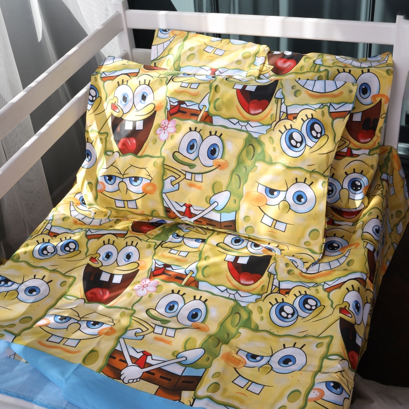 Простирадло Бязь Kids Time 17-0804 Funny Sponge Bob