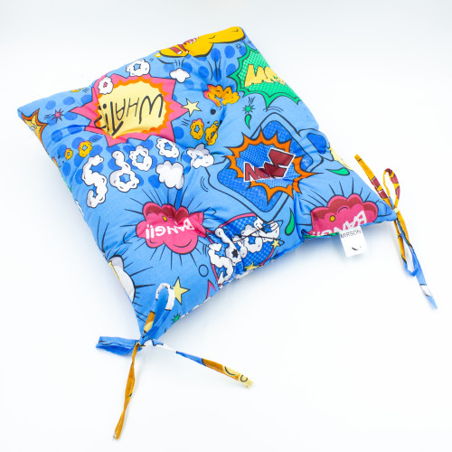 Подушка для стільця Бязь Принт 17-0511 Bombs