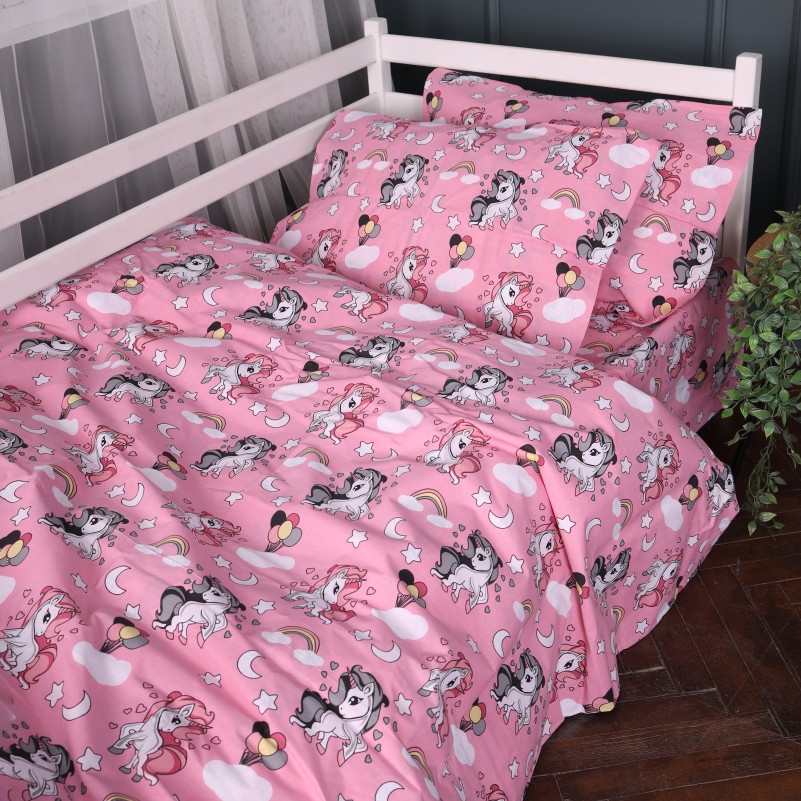Комплект постельного белья Ranforce Elite 17-0874 Cute Unicorn