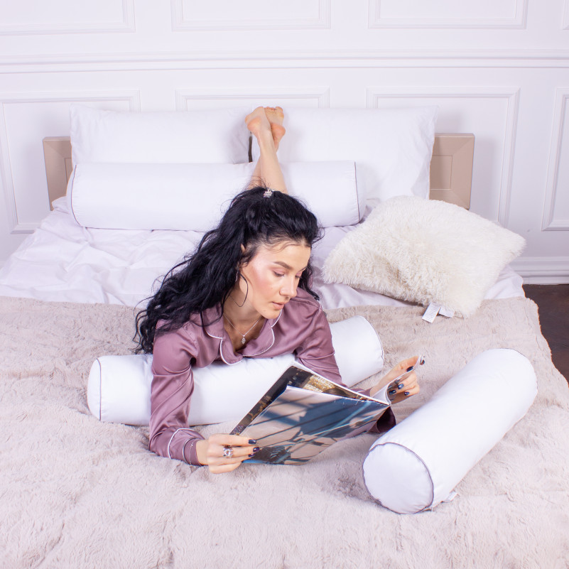 Подушка-валик №8532 Naturale Line 11-2107 White 100% Memory - 6