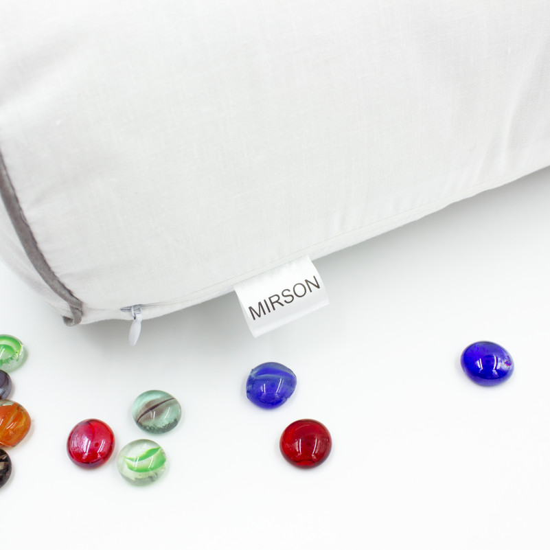 Подушка-валик №8532 Naturale Line 11-2107 White 100% Memory - 11