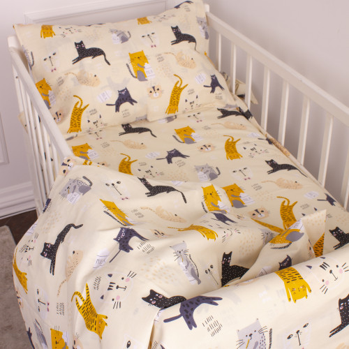 Простынь Бязь Kids Time 20-0021 Cats - 2