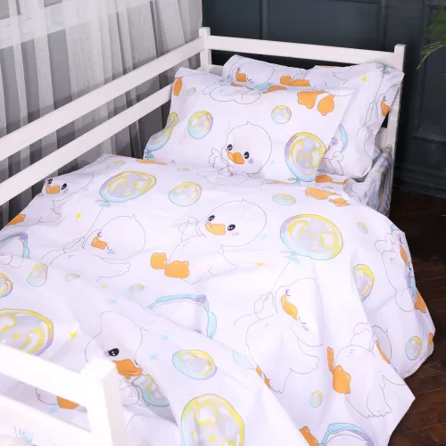Комплект постельного белья Бязь TEENAGER 17-0895 Baby Ducks white