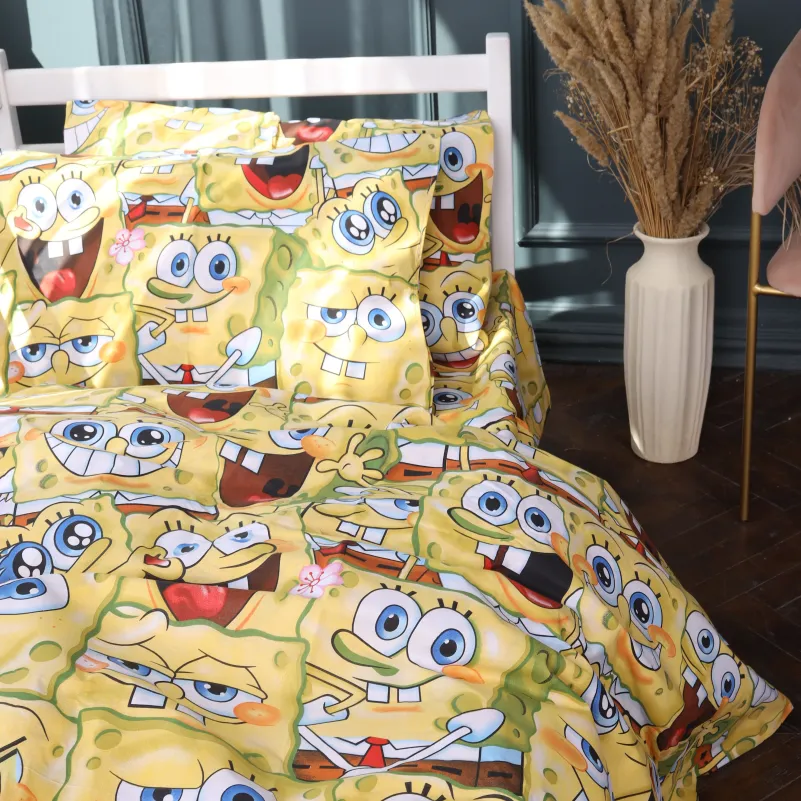Комплект постельного белья Ranforce Elite JUNIOR 17-0804 Funny Sponge Bob - 1