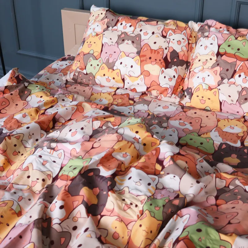 Комплект постельного белья Бязь JUNIOR 17-0775 Bombshell cats - 4