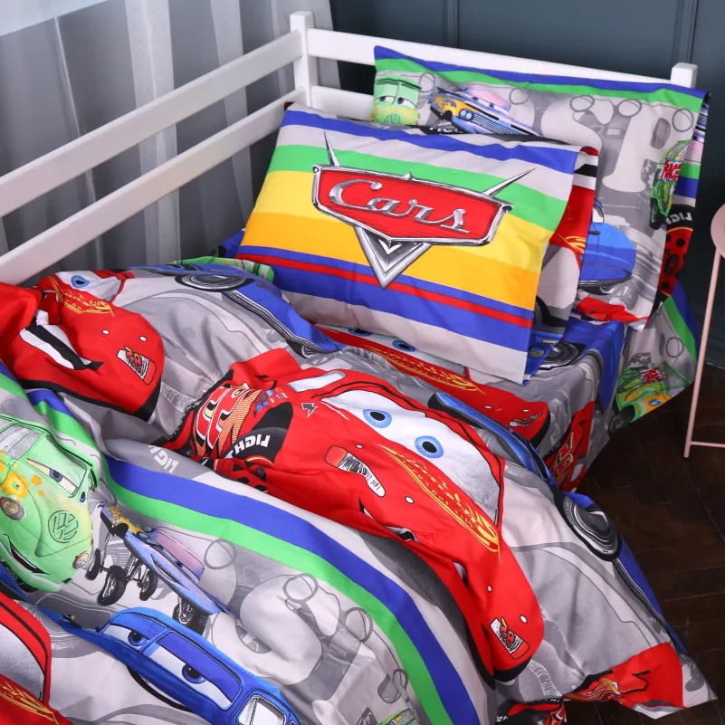 Комплект постельного белья Ranforce Elite JUNIOR 17-0779 McQueen's Racing Dreams gray - 2