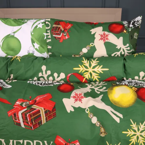 Комплект постельного белья Ranforce Elite JUNIOR 17-0879 Green Miracle - 2