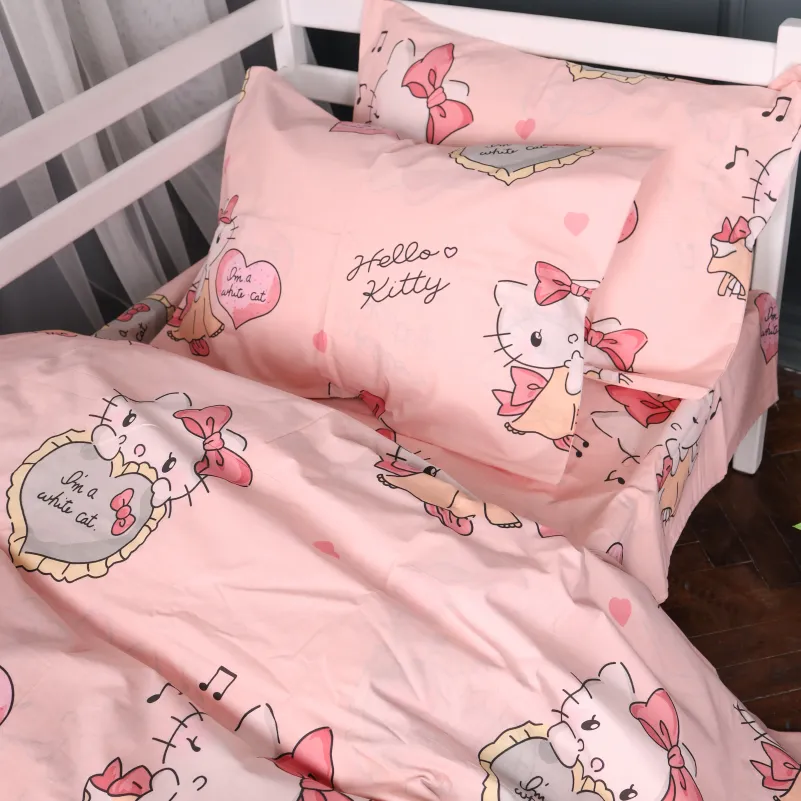 Комплект постельного белья Ranforce Elite TEENAGER 17-0873 Hello Kitty Love - 2