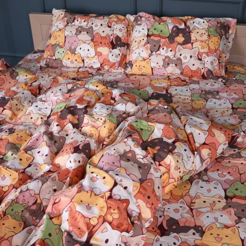 Комплект постельного белья Бязь JUNIOR 17-0775 Bombshell cats