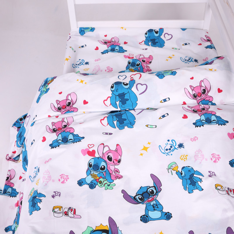 Пододеяльник Ranforce Elite 17-0909 Cute Stitch White